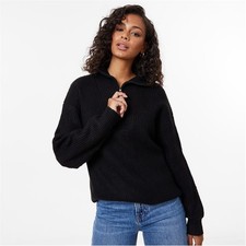 Jack Wills Knitwear Lounge High Neck Jumper Ladies Pullover Full Length Sleeve