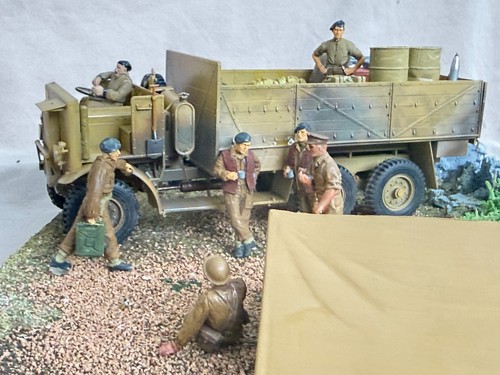 Ww2 diorama british - diorama, supply