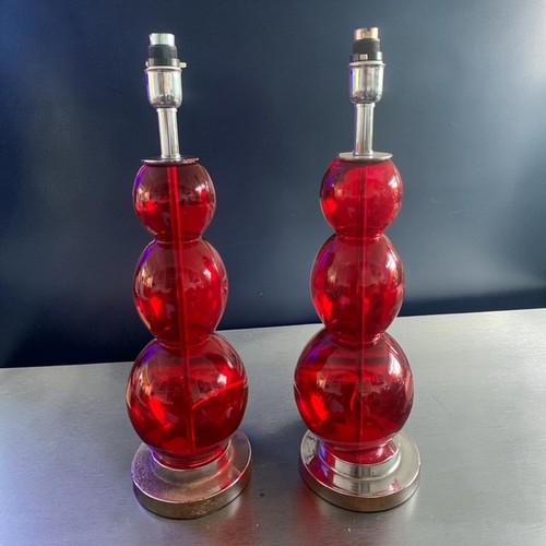 Rare vintage red glass - red,