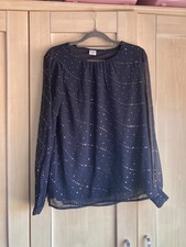 Cotton Traders Women's Size 10 Sparkly  Top