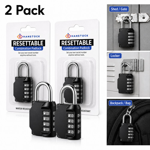 Pack hanstock 4 digit - pack, 4-digit