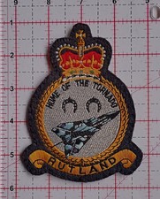 ORIGINAL RAF PATCH RUTLAND HOME OF THE TORNADO CREST TTTE AT RAF COTTESMORE