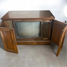 Vintage Floor Model Color TV (