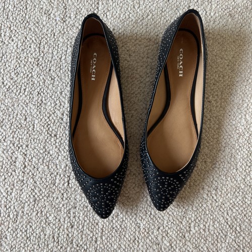 Coach leather shoes black - coach,