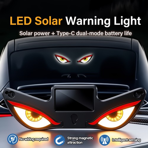 Solar devil eyes - eyes, car