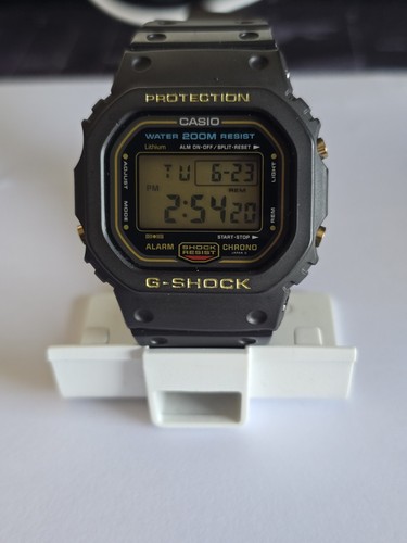Casio shock 5600c 9v gold - casio, g-shock