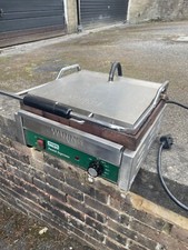 Commercial waring panini grill used panini supremo working 