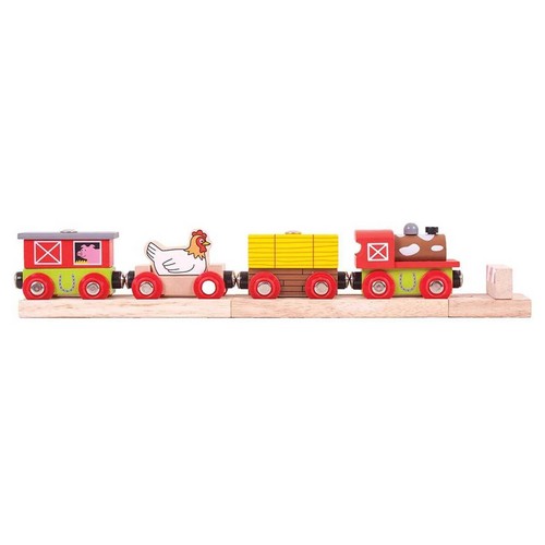 Bigjigs rail wooden - rail, farmyard