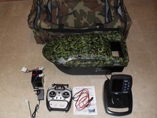 lake reaper bait boat brand new with sonar camo bag etc carp pike fishing tackle