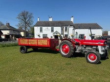 1969 Massey Ferguson 135  With Period Tipping Trailer V5 Road Registered