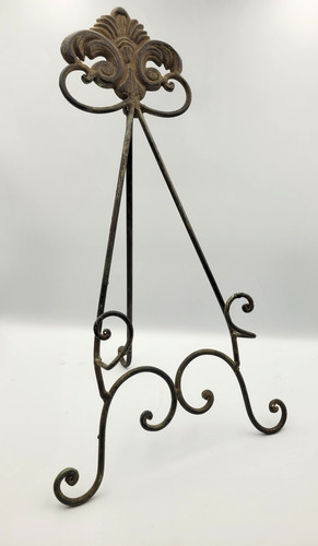 Vintage wrought iron folding - wrought,