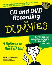 CD and DVD Recording For Dummies by Chambers, Mark L. Paperback Book The Cheap