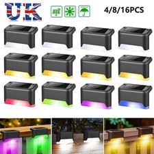 4-16 PCS Solar LED Deck Lights