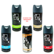 5 x 150ml TUSK Deodorant Body