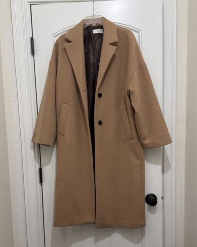 Mango camel tan oversized - mango,