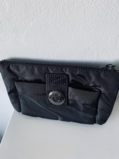 Kipling - Black Matt Satin Clutch Bag/Purse/Card Holder/phone holder. 