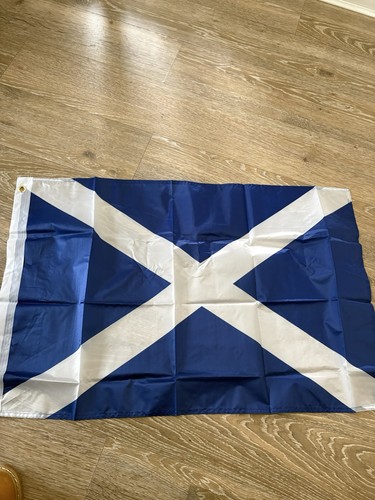 Scotland flag saltire - size, in
