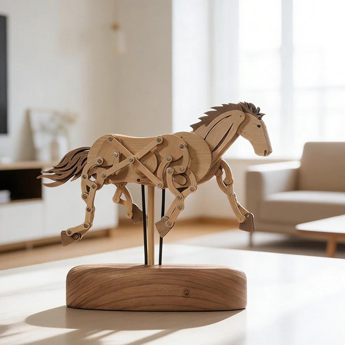 Wooden galloping horse - galloping,