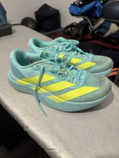 adidas Adizero Womens Running Shoes green  Cushioned Size 6.5 Trainers 