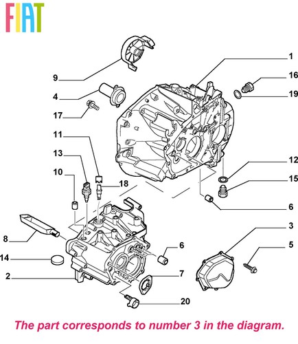 Genuine fiat rear gearbox - fiat,