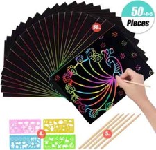 Sheets scratch art - sheets,