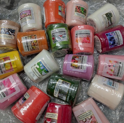 Mixed yankee candle votive - candle,