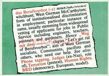 1980's Political Postcard West