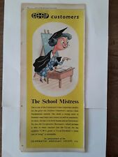 The School Mistress 1949 - Co-op Advert 