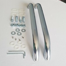 KALDEWEI BATH GRIPS CHROME  10"/255mm BATH HANDLES (FAST TRACK DELIVERY SERVICE)