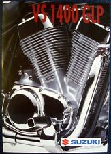 SUZUKI VS 1400 GLP - MOTOR CYCLE SALES BROCHURE - OCTOBER 1995