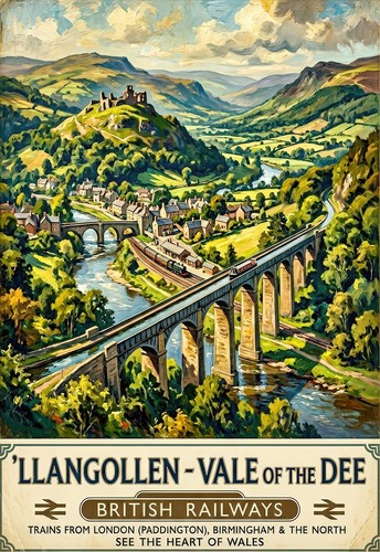 British travel poster print - poster,