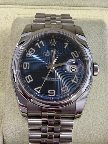 Rolex datejust 36mm blue - 36mm,