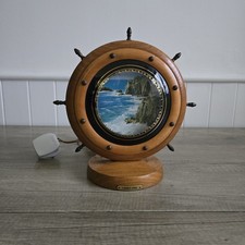Vintage Wooden Ships Wheel
