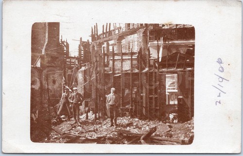 Oxford rppc antique postcard - oxford,