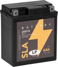 Motorbike LTX7-3 SLA LP Battery 12 Volt, 6 Ah Fits Honda SH 150 (KF04) 2001-2004