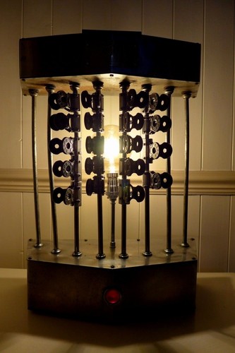 Vintage table lamp handmade - vintage,