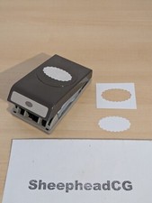 Stampin' Up! Scallop Oval Scalloped Card Craft Punch VGC UK! Cloud - Fast Post!