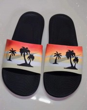 Nike Sliders Size 4, Palm Tree
