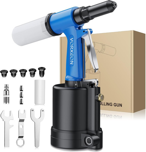 Air rivet gun - air, nosepiece