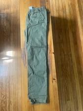 Prana Jogger Pants Men Green Medium Elastic Waist  