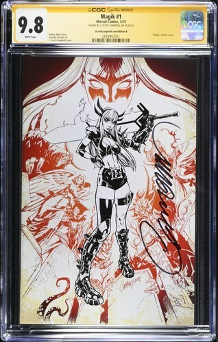 Magik cgc 8 signed - magik,