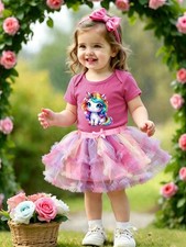 Girls Unicorn Outfit T Shirt