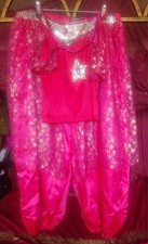 Adult belly dancing hot pink