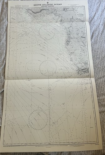 Vintage admiralty chart - vintage,