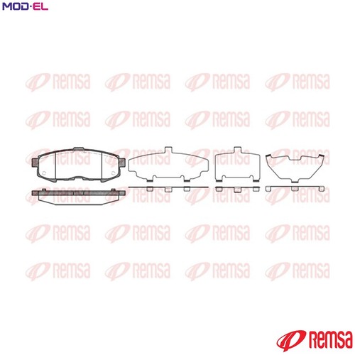 Brake pad set disc - brake,