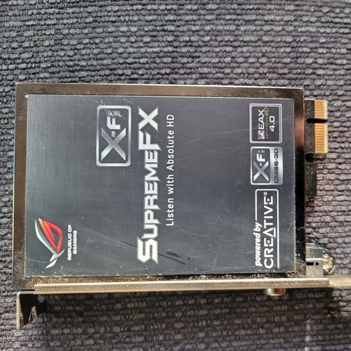 Asus supremefx rampage - supremefx, x-fi