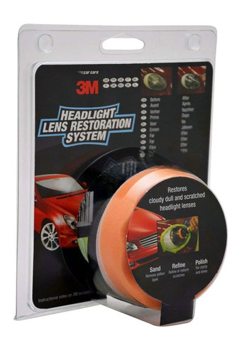 Headlight restoration kit - 3m,
