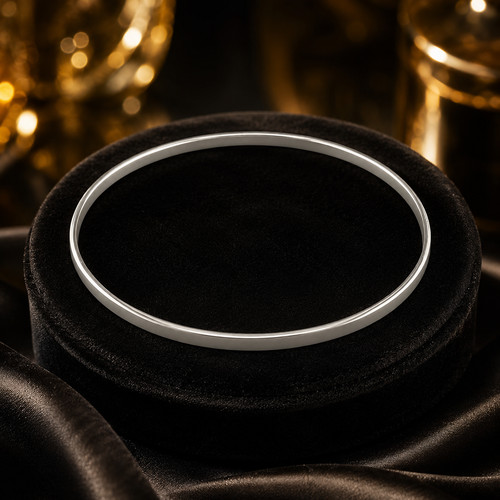 Plain solid slave bangle - solid,
