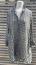 Grizas Black/Grey Check Linen