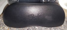 Ray-Ban Hard Shell Glasses Sunglasses Case Black Curved Contoured